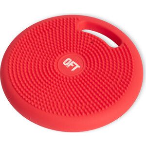 Массажно-балансировочная подушка Original FitTools с ручкой красная