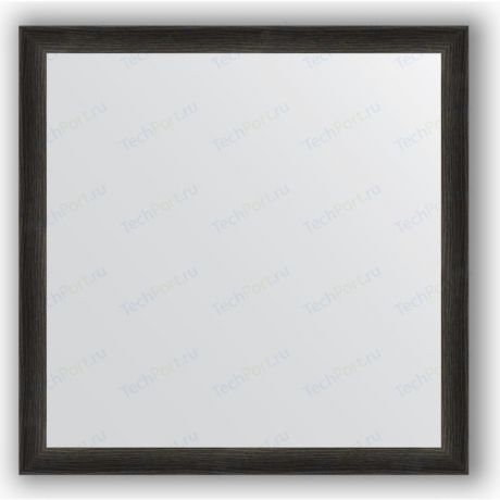 Зеркало в багетной раме Evoform Definite 60x60 см, черный дуб 37 мм (BY 0614)