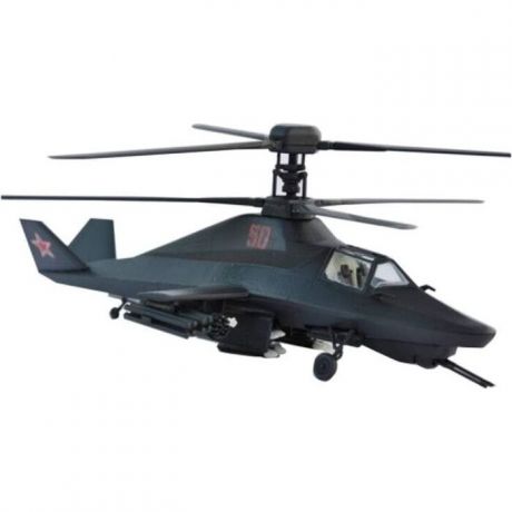 Сборная модель Звезда Российский вертолет - невидимка Черный призрак, подарочный набор, 1/72 - ZV - 7232П