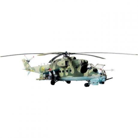 Сборная модель Звезда Советский ударный вертолет Ми - 24В/ВП Крокодил, подарочный набор, 1/72 - ZV - 7293П