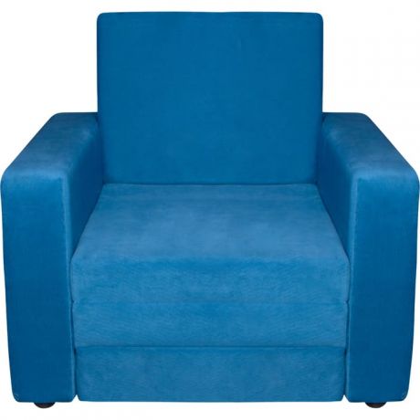 Кресло-кровать Экомебель Атлантида вельвет синий