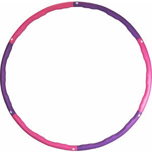 Обруч массажный ProRun разборный с покрытием из неопрена диаметр 98 см фиолетовый