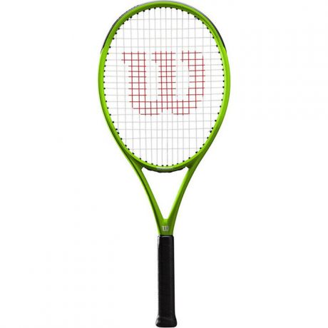 Ракетка для большого тенниса Wilson Blade Feel Pro, артWR018810U3, для любителей, со струнами, зеленый