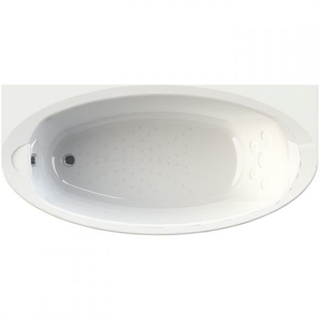 Акриловая ванна Radomir Неаполи 180х85 с каркасом, фронтальной панелью, сливом-переливом (1-01-2-0-1-031К)