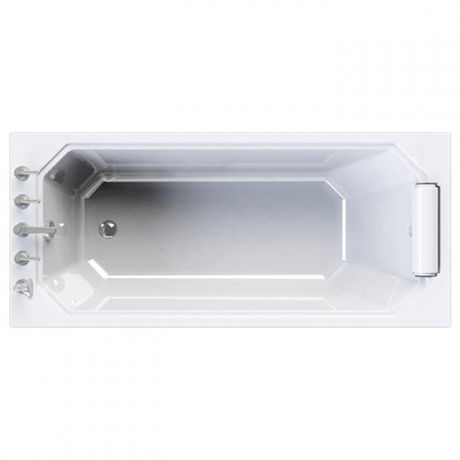 Акриловая ванна Radomir Уэльс 170х75 с каркасом, фронтальной панелью, подголовником, сливом-переливом (1-01-2-0-9-115К)