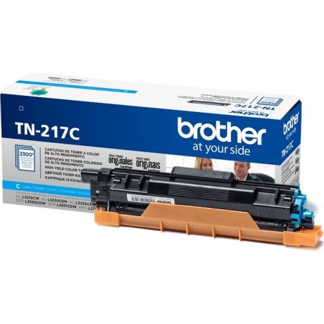 Картридж Brother TN-217C голубой 2300 стр.
