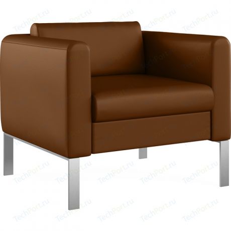 Кресло Euroforma Модерн кожа рулонная dakota, 116 коричневый