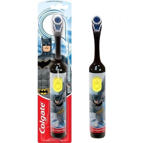 Электрическая зубная щетка Colgate CN07552A Batman, черная