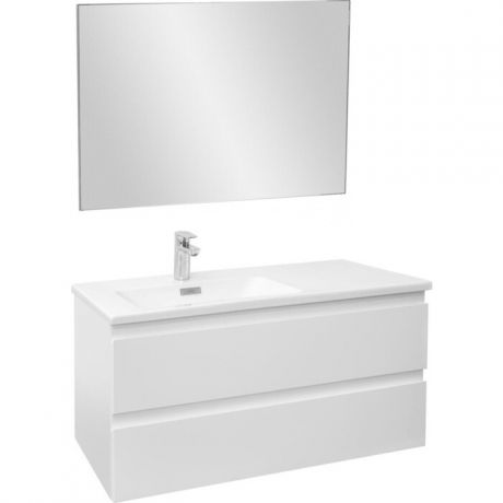 Мебель для ванной Jacob Delafon Madeleine 100 левая, матовый белый