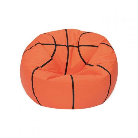 Кресло-мешок МВК Мяч баскетбольный оранжево-черное МБ675