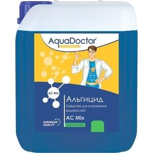 АЛЬГИЦИД AquaDoctor AQ21870 10л канистра жидкость для шоковой борьбы с водорослями бактериями грибками и спорами