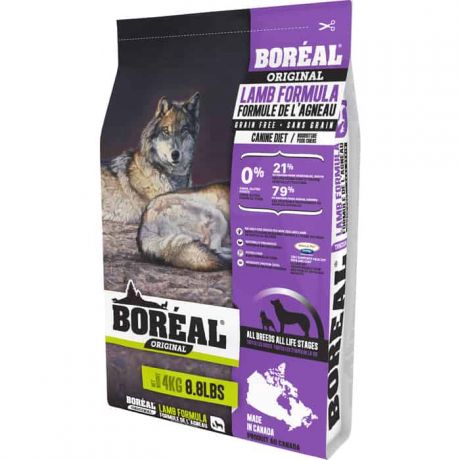 Сухой корм Boreal Original для собак всех пород с ягненком 4кг