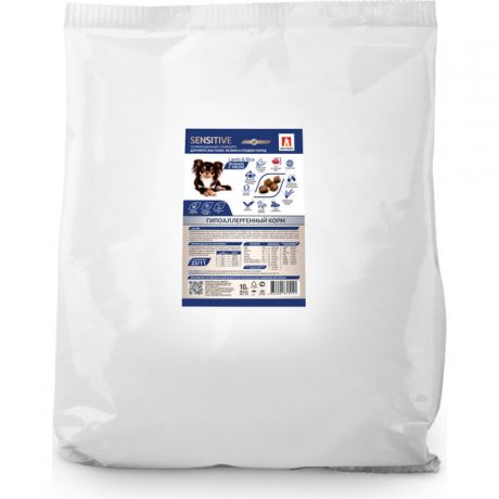 Сухой корм Зоогурман Sensitive Medium Ягненок с рисом гипоаллергенный для взрослых собак малых и средних пород 10кг