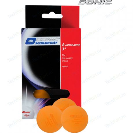 Мяч для настольного тенниса Donic AVANTGARDE 3 - O (6 штук)