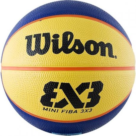 Мяч баскетбольный Wilson FIBA3x3 Replica Mini, р.3 (размер для стритбола),сине-желтый
