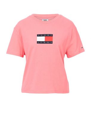 Футболка Tommy Jeans DW0DW08471 TIK glamour pink