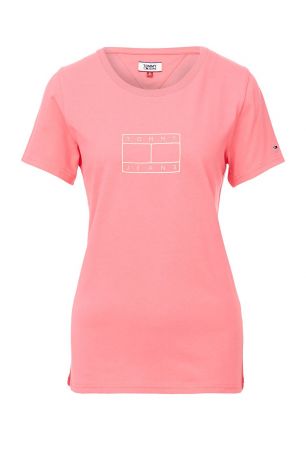 Футболка Tommy Jeans DW0DW08473 TIK glamour pink