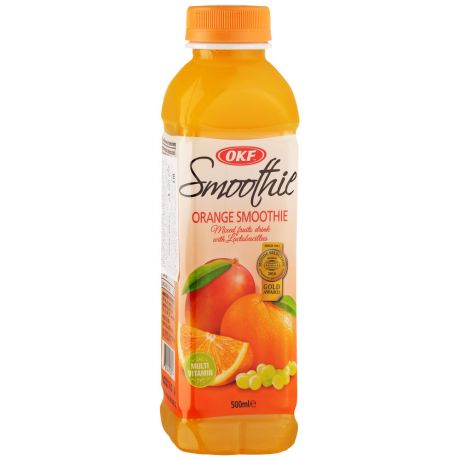 Смузи OKF Smoothie Orange напиток негазированный мультивитаминный 0.5 л