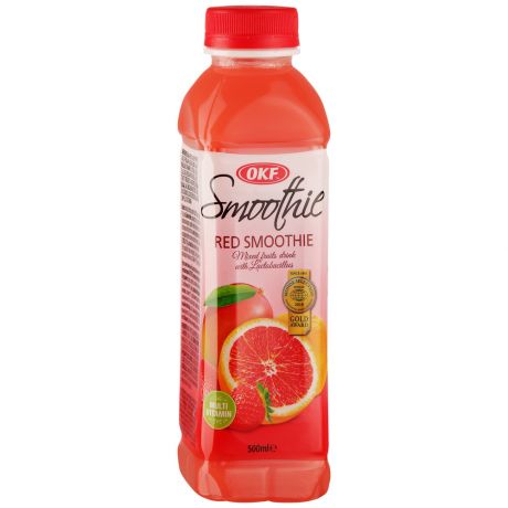 Смузи OKF Smoothie Red напиток негазированный мультивитаминный 0.5 л