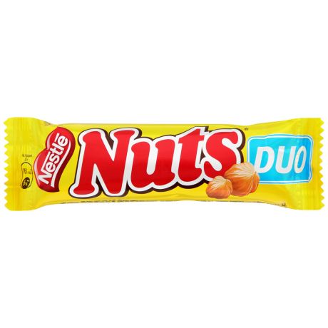 Шоколадный батончик Nuts 66 г