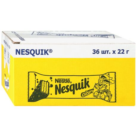 Конфеты Nesquik Криспи с хрустящей вафлей 36 штук по 22 г