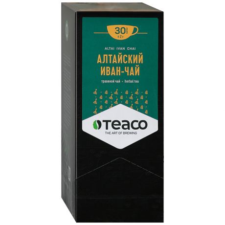Напиток Teaco Алтайский Иван-чай травяной 30 пакетиков по 2 г