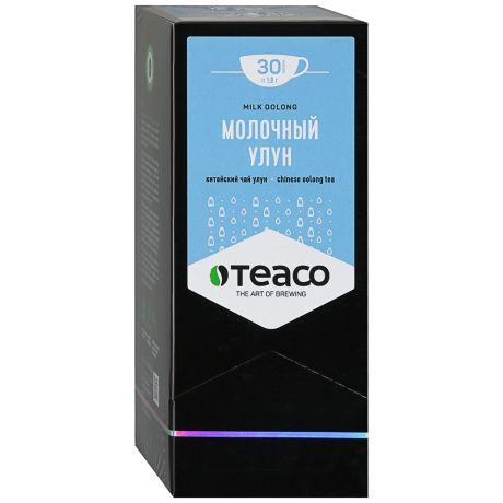 Чай Teaco Молочный улун 30 пакетиков по 1.8 г