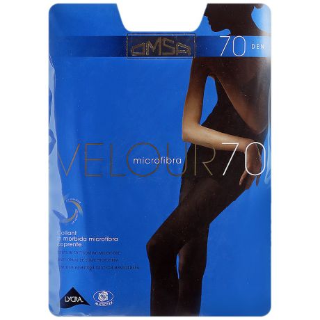 Колготки Omsa Velour nero размер 2 70 den