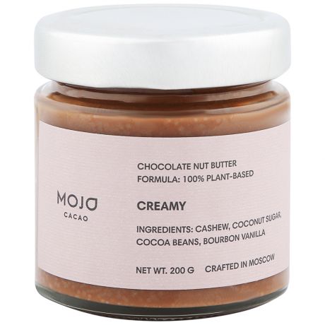 Паста шоколадно-ореховая Mojo Cacao Creamy 200 г