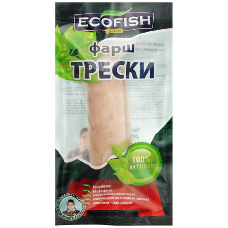 Фарш трески EcoFish замороженный 450 г