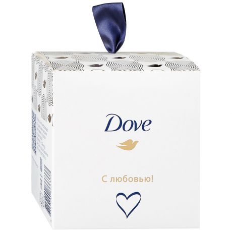 Набор подарочный Dove С Любовью для Вас 2020 Крем-мыло для рук 75 мл + питательный крем 100 мл