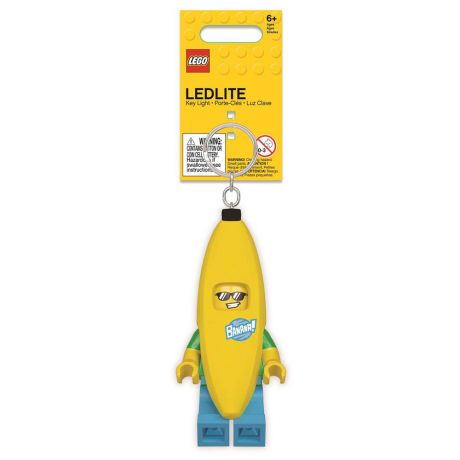 Брелок-фонарик для ключей Lego Человек-банан