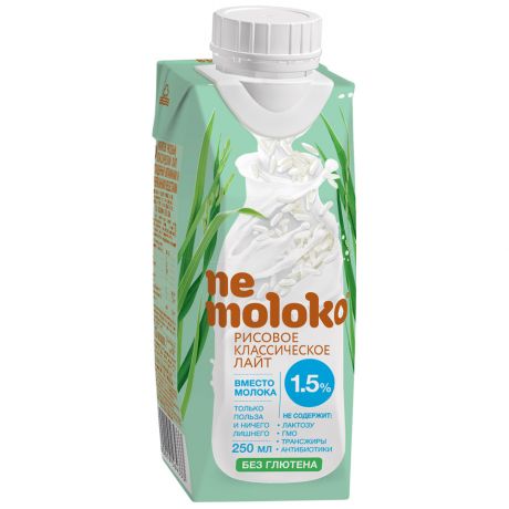 Напиток Nemoloko рисовый Классический лайт 250 мл