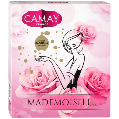 Набор подарочный Camay Мадемуазель Гель для душа + 2 твердых мыла 250 мл+85+85 г
