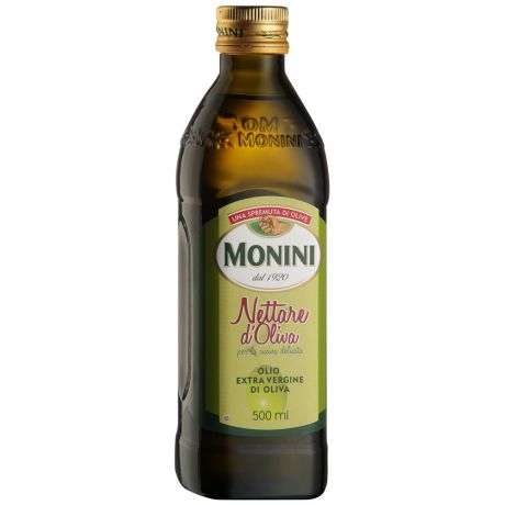 Масло Monini оливковое Nettare d`Oliva нерафинированное 0.5 л