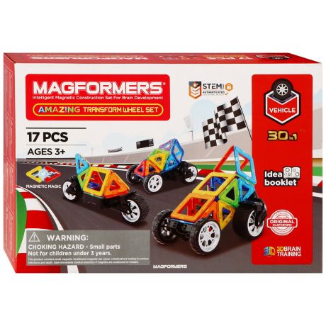 Конструктор магнитный Magformers Amazing Transform Wheel Set 707019