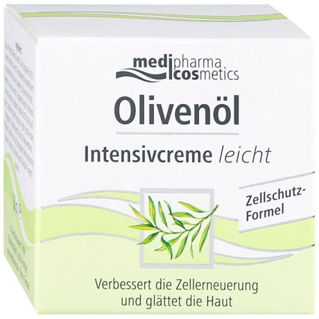 Крем для лица Olivenöl Intensivcreme leicht Medipharma cosmetics 50 мл