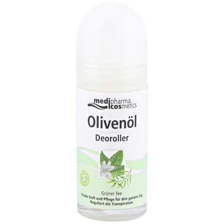 Дезорант роликовый Olivenöl Medipharma cosmetics Зеленый чай 50 мл