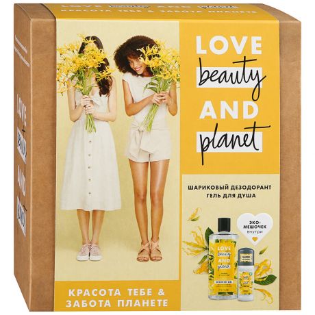 Набор подарочный Love Beauty&Planet Тропическая свежесть дезодорант 50 мл + Гель для душа 400 мл