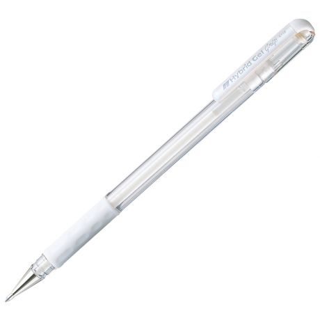 Ручка гелевая Pentel Hybrid gel Grip (белый стержень, толщина линии 0.8 мм)