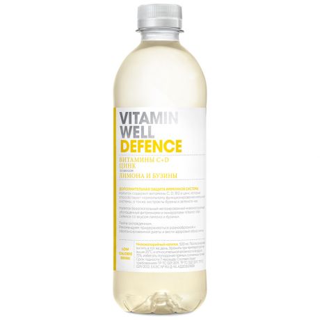 Напиток Vitamin Well Defence витаминизированный со вкусом цитруса и бузины 0.5 л