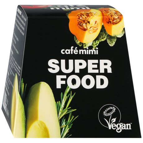Подарочный набор Cafemimi Super Food Маски для лица 3х10 мл + Скраб-пиллинг 50 мл