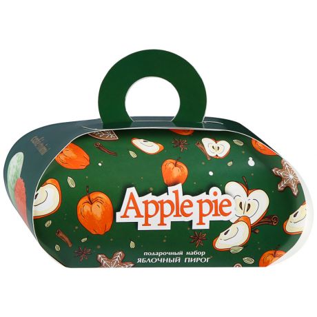 Подарочный набор Cafemimi Яблочный пирог сундучок Мыло 180 г + Шар 120 г