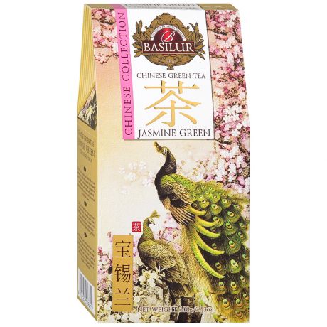 Чай Basilur Китайский чай с Жасмином зеленый листовой 100 г
