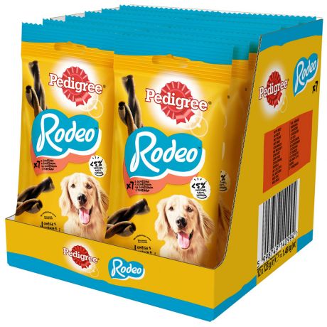 Лакомство Pedigree Rodeo с говядиной для взрослых собак 12 по 123 г