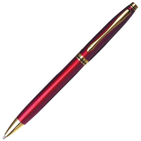 Ручка бизнес-класса шариковая Brauberg De Luxe Red синяя (толщина линии 1 мм)