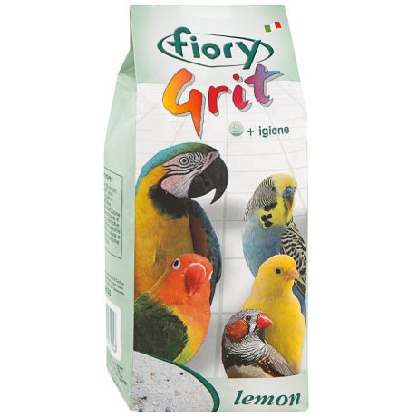 Песок Fiory Grit Lemon для птиц Лимон 1 кг