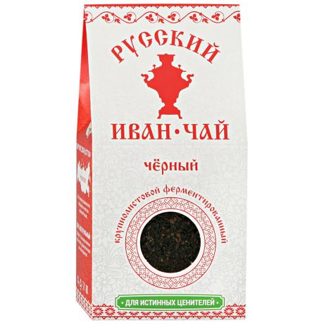 Чай Русский Иван-чай чёрный крупнолистовой 50 г