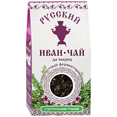 Чай Русский Иван-чай да чабрец крупнолистовой 50 г