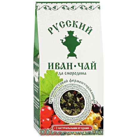 Чай Русский Иван-чай да смородина крупнолистовой 50 г